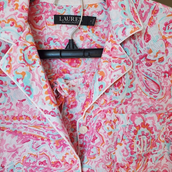 2 Pc Ralph Lauren pajamas. Size S. - Picture 2 of 6